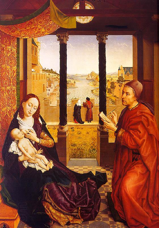 WEYDEN, Rogier van der St. Luke Painting the Virgin  Child China oil painting art